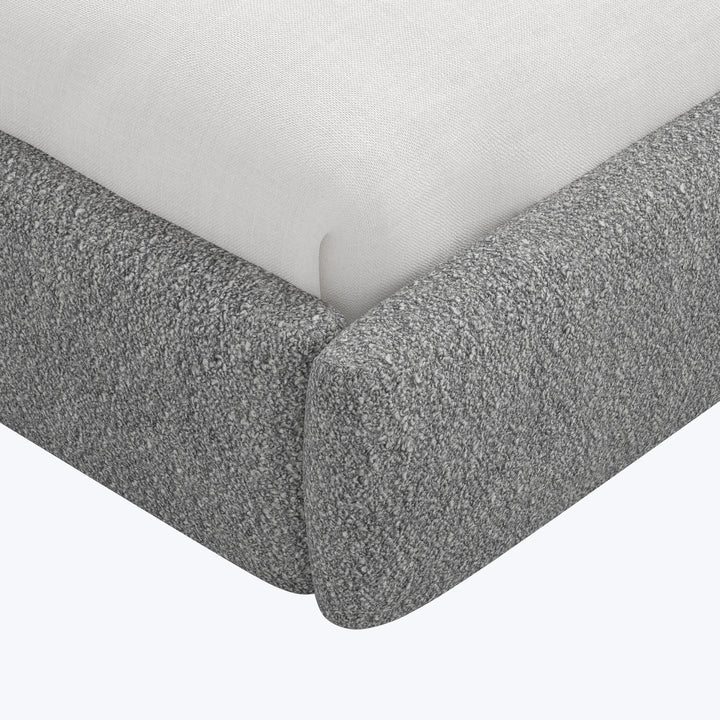 Halo Platform Bed Twin / Boucle Grey