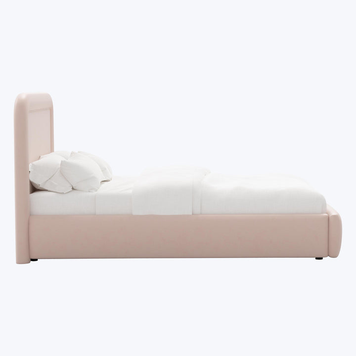 Halo Platform Bed Twin / Velvet Blush