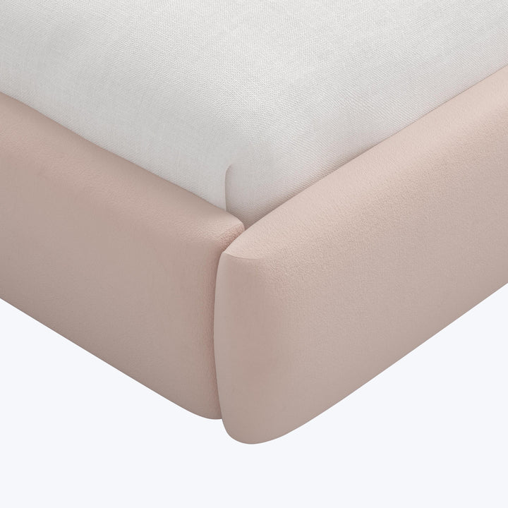 Halo Platform Bed Twin / Velvet Blush