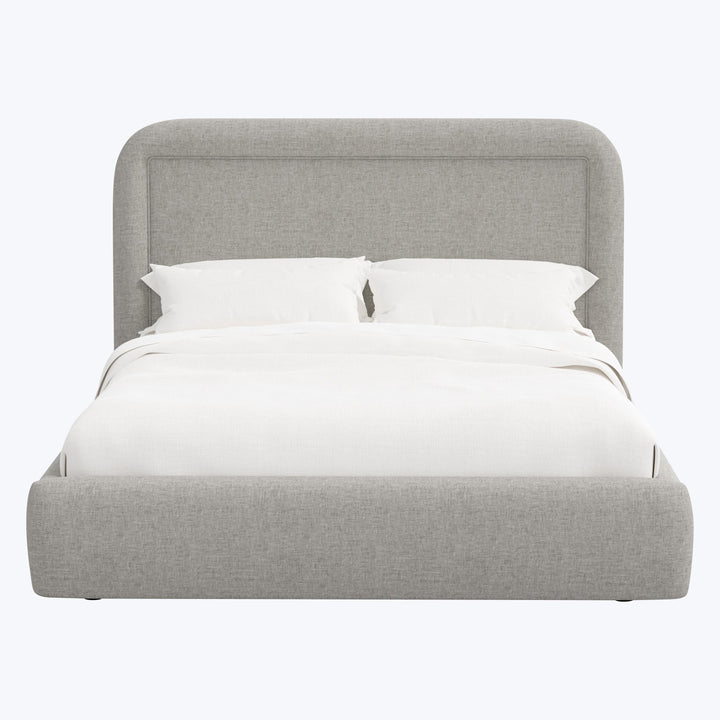 Halo Platform Bed Twin / Zuma Linen Feather