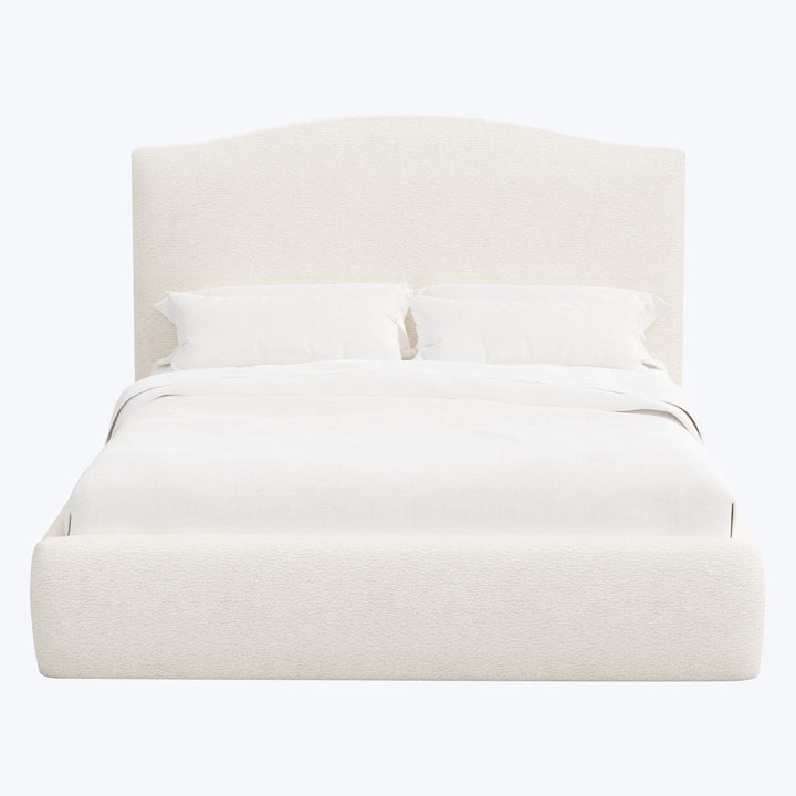 Camille Platform Bed California King / Sherpa Natural