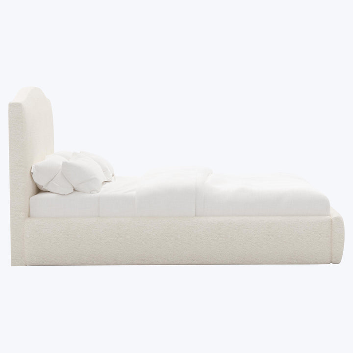 Camille Platform Bed California King / Sherpa Natural