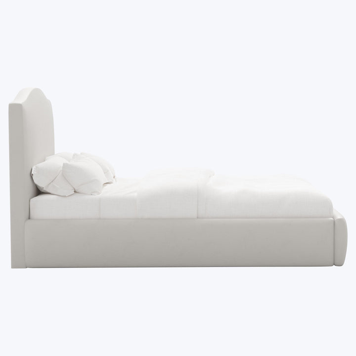 Camille Platform Bed California King / Velvet Light Grey