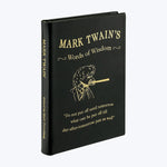 Mark Twain's Words of Wisdom Leather Bound Book