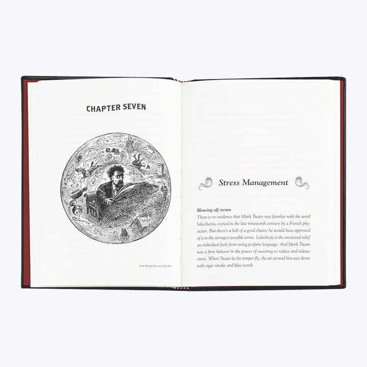 Mark Twain's Words of Wisdom Leather Bound Book