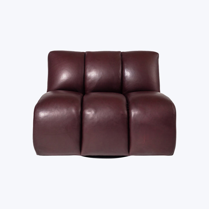 Grove Street Leather Armless Chair