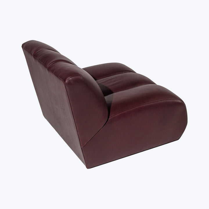 Grove Street Leather Armless Chair