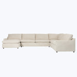 Lucali 4-Piece Sleeper Sectional