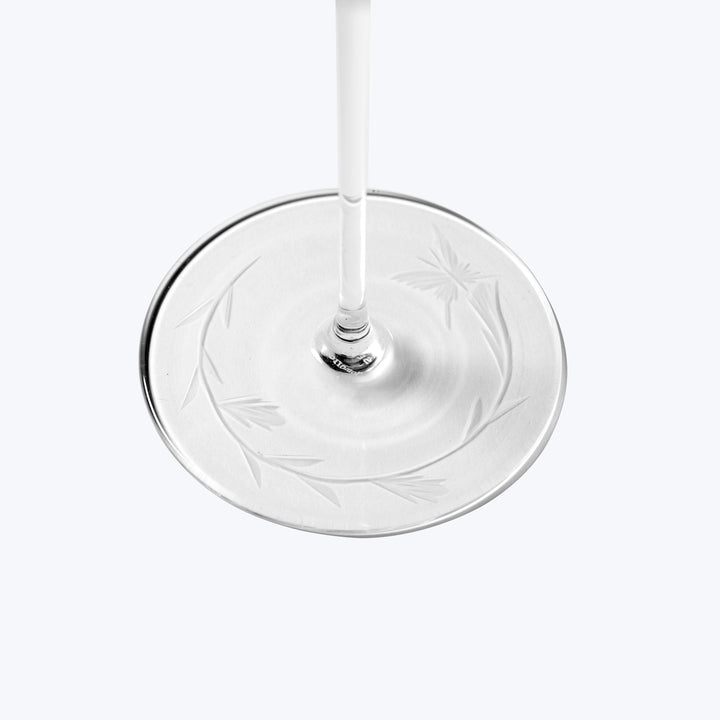 Unity White Wine Glass, Butterfly Ballet