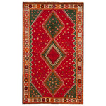 Vintage Traditional Persian Gabbeh Wool Rug - 4'3" x 7'