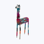 Small Multi Color Chevron Giraffe