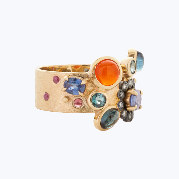 Image for TAONGA: Wide Gemstone Cluster Band