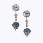 Image for MŌRENA: Orchid, Sapphire, Garnet and Diamond Earrings