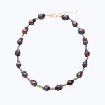 Image for KAREKARE FALLS: Paraíba Tourmaline and Pearl Strand Necklace
