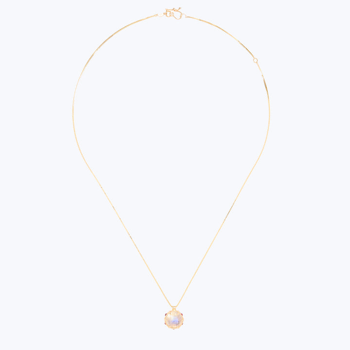 Image for ROYAL MILE: Moonstone and Ruby Pendant Necklace