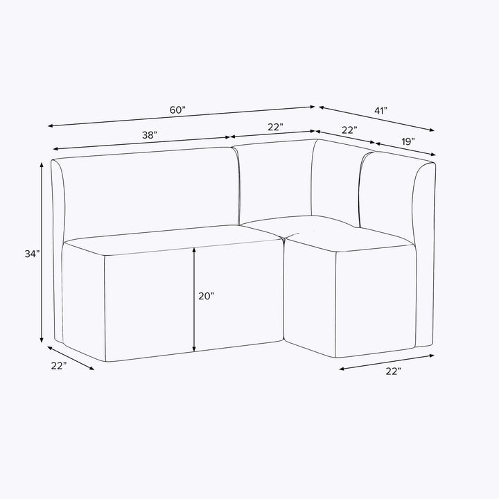 Cora Dining Banquette Set