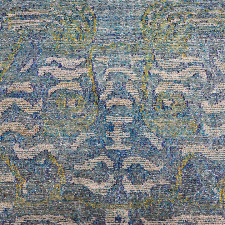 Blue Alchemy Tiger Wool Linen Blend Rug - 8'3" x 10'10"