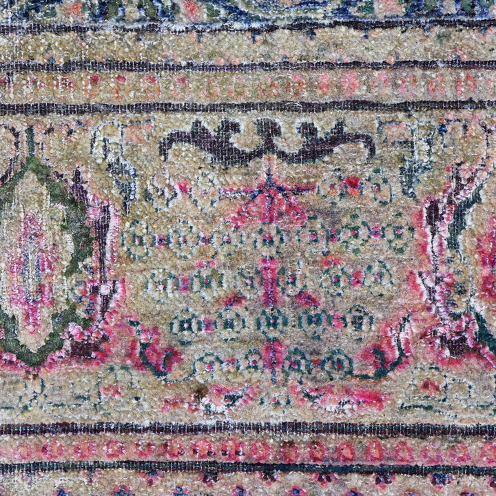 Pink Alchemy Traditional Silk Wool Blend Rug - 8'9" x 13'