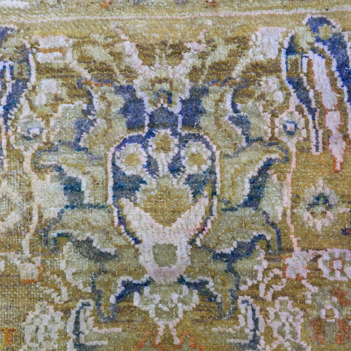 Gold Alchemy Traditional Silk Wool Blend Rug - 8'8" x 13'5"