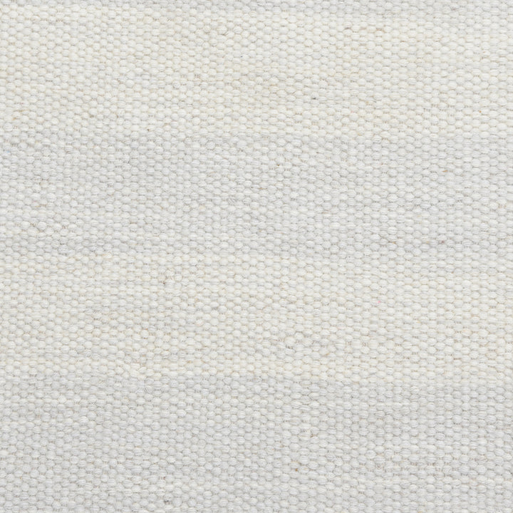 Ivory Flatweave Wool Cotton Blend Rug