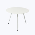 Flatiron White Side Table