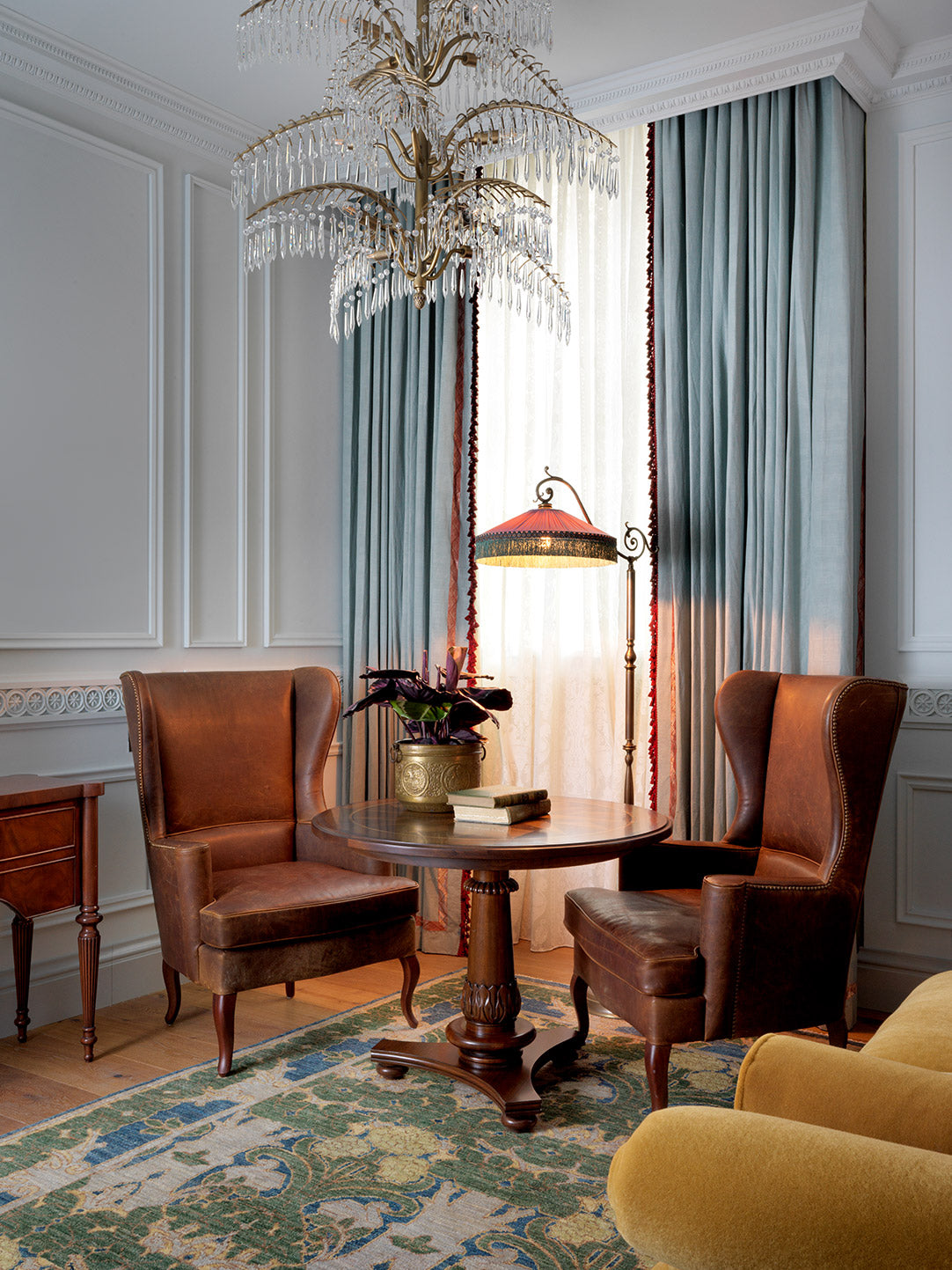 Luxurious and elegant interior room with classic design elements.