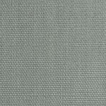 Close-up of neutral grey fabric with tight, uniform square weave.