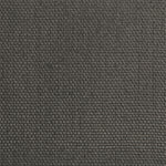 Close-up of durable dark gray fabric with consistent, tight weave.