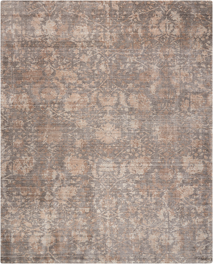 Ash Essentials Brown Modern Cotton Blend Rug