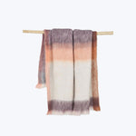 Rothko Mohair Throw-Multi Rose