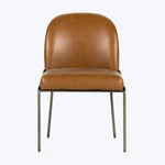 Curved Dining Chair, Leather Default Title