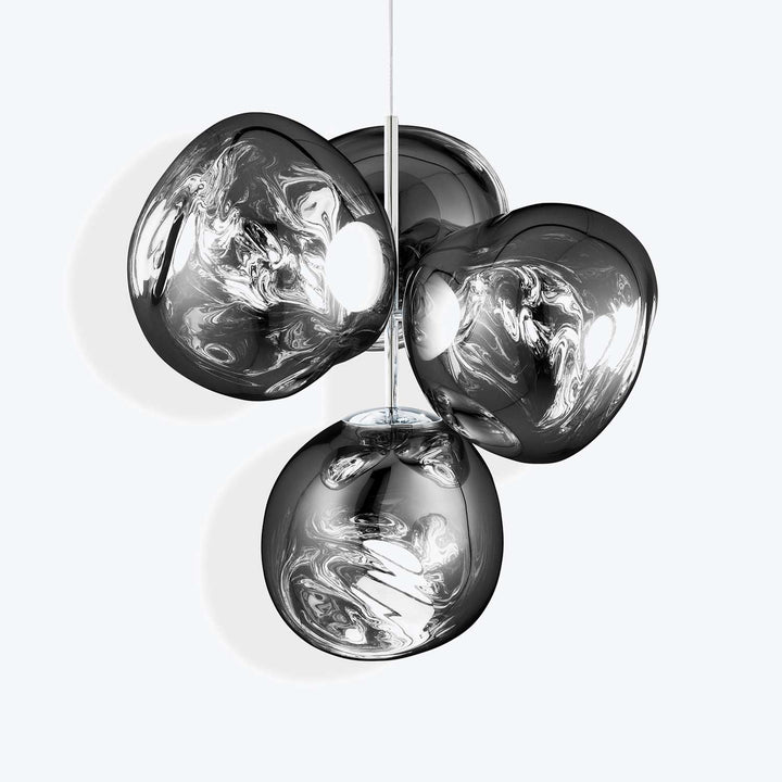 Melt Small LED Chandelier-Chrome