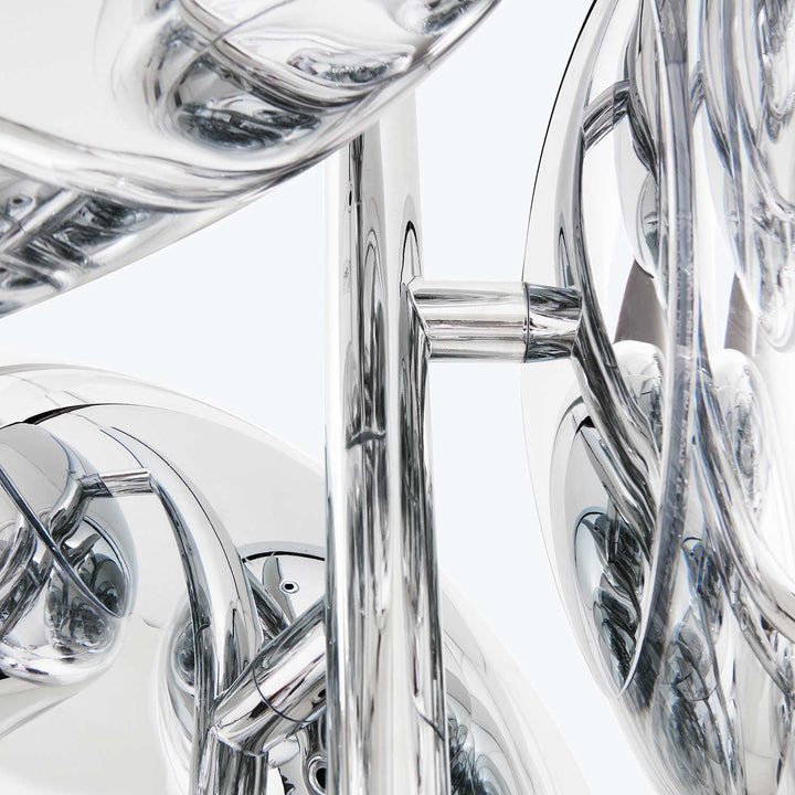 Melt Small LED Chandelier Chrome