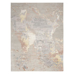 Abstract Shadows Rug - Silver-2' x 3'