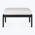Black Jack Outdoor Footstool-Off White
