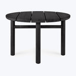 Black Quatro Outdoor Coffee Table-Small