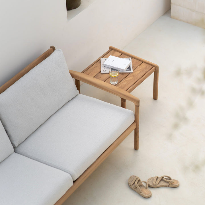 Teak Jack Outdoor Side Table Default Title